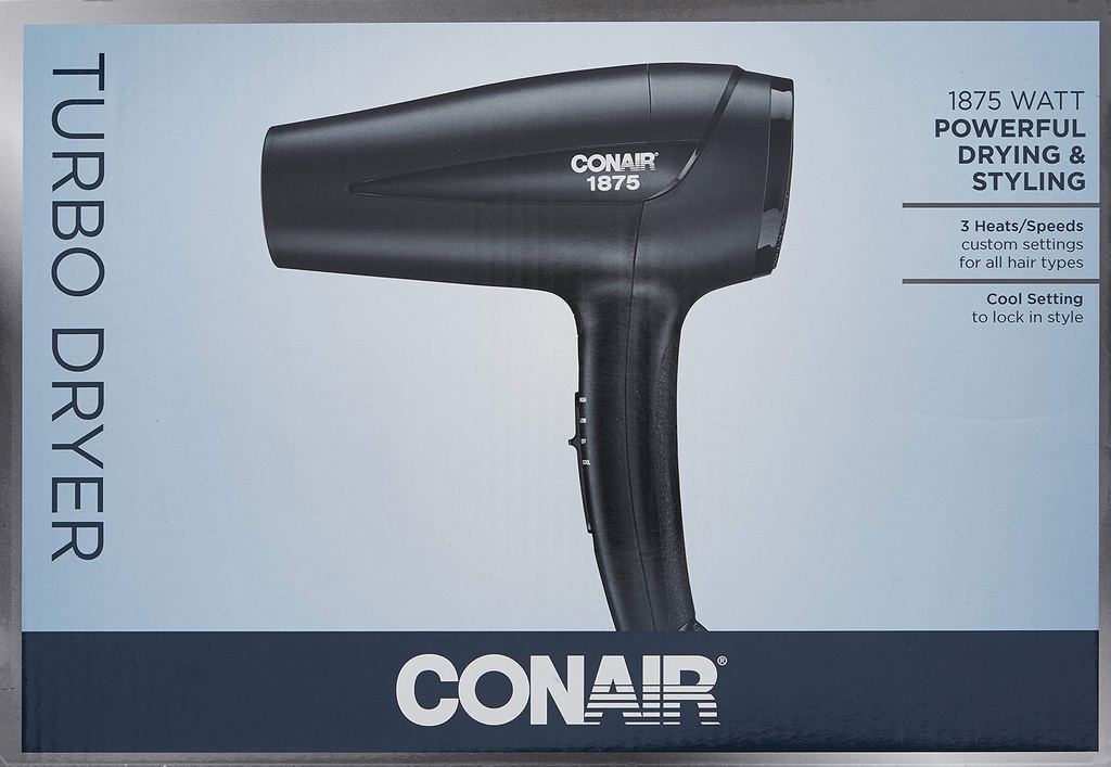 CONAIR HAIR DRYER 1875-WATT PRO STYLER 110V