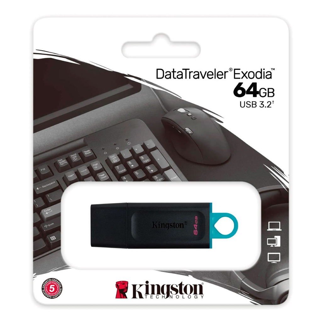 KINGSTON DTXON/64GB KINGSTON DATA TRAVELER EXODIA ONYX THUMB