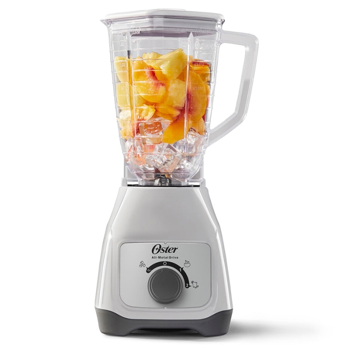 OSTER 2 SPEED BLENDER PLASTIC JAR, WHITE 
