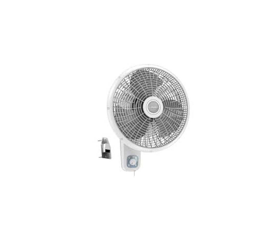 LASKO 16" OSCILLATING WALL-MOUNT FAN, 3-SPEED, WHITE