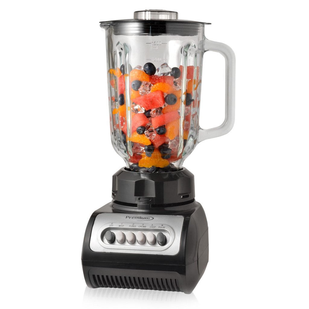 PREMIUM BLENDER 4 SPEED+PULSE BLACK