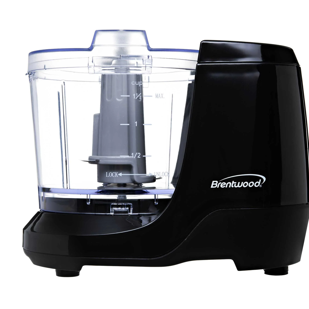 BRENTWOOD 1.5 CUP MINI FOOD CHOPPER - BLK                  