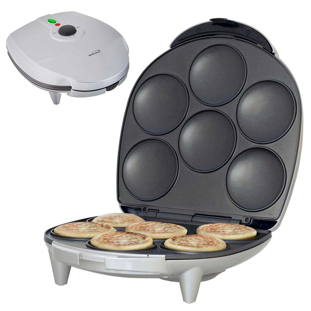 BRENTWOOD 6 PC NON-STICK AREPA MAKER