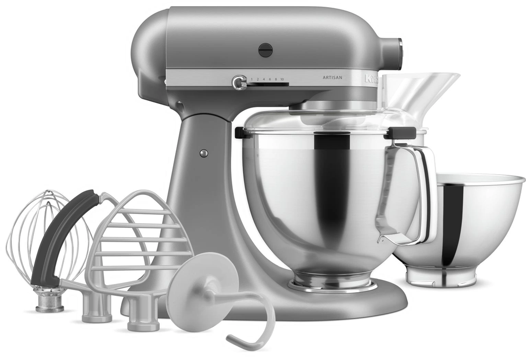 KITCHENAID STAND MIXER ULTRA POWER PLLUS SERIES 4.5 QT TILT HEAD CONTOUR SILVER