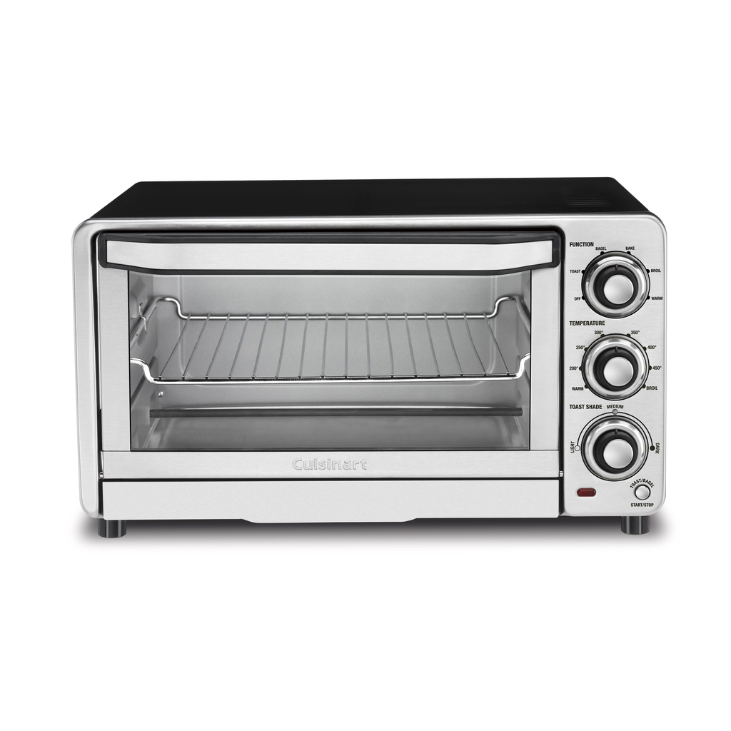CUISINART TOASTER OVEN BROILER CUSTOM CLASSIC 1800W 0.5 CFT. BRUSHED STAINLESS/BLACK