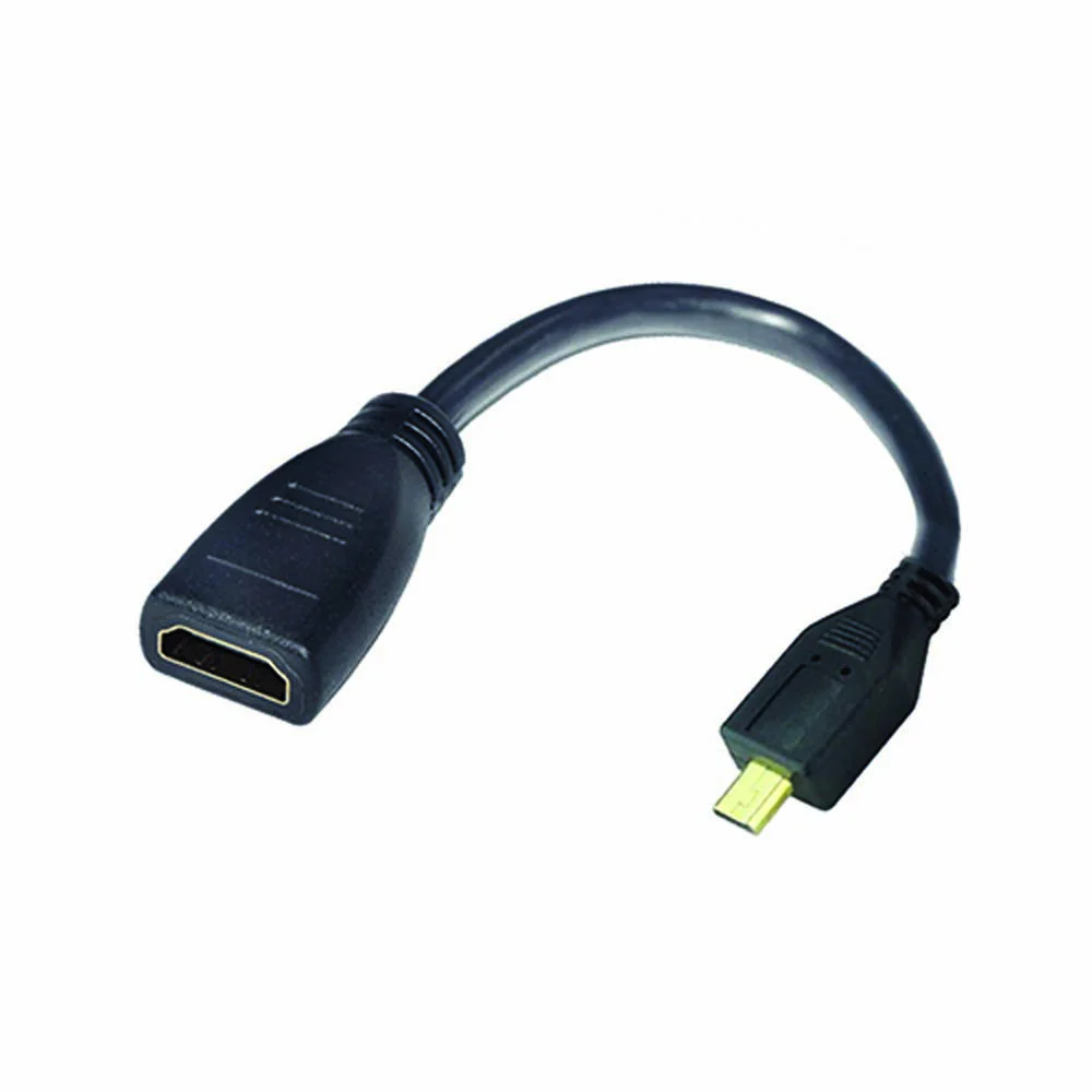 ARGOM MICRO HDMI TO HDMI CABLE ADAPTER 6"