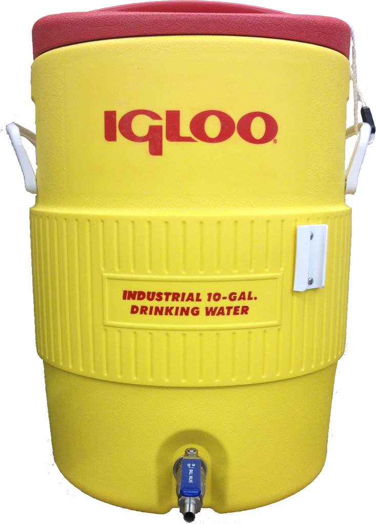 IGLOO 10 GALLON WATER JUG, YELLOW