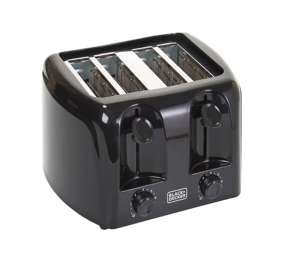 B&D TOASTER 4 SLICE BLACK